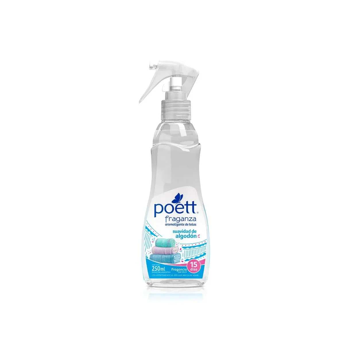 Perfumador de Telas Poett Suavidad de Algodón 250 ml