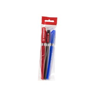Bolígrafo Gel Stabilo 0.4 mm 3 Colores
