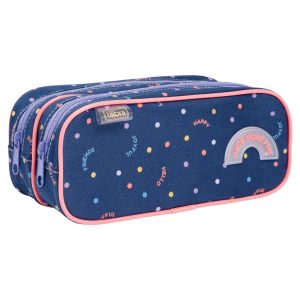 Estuche Escolar Tilibra Duo Dots Academie