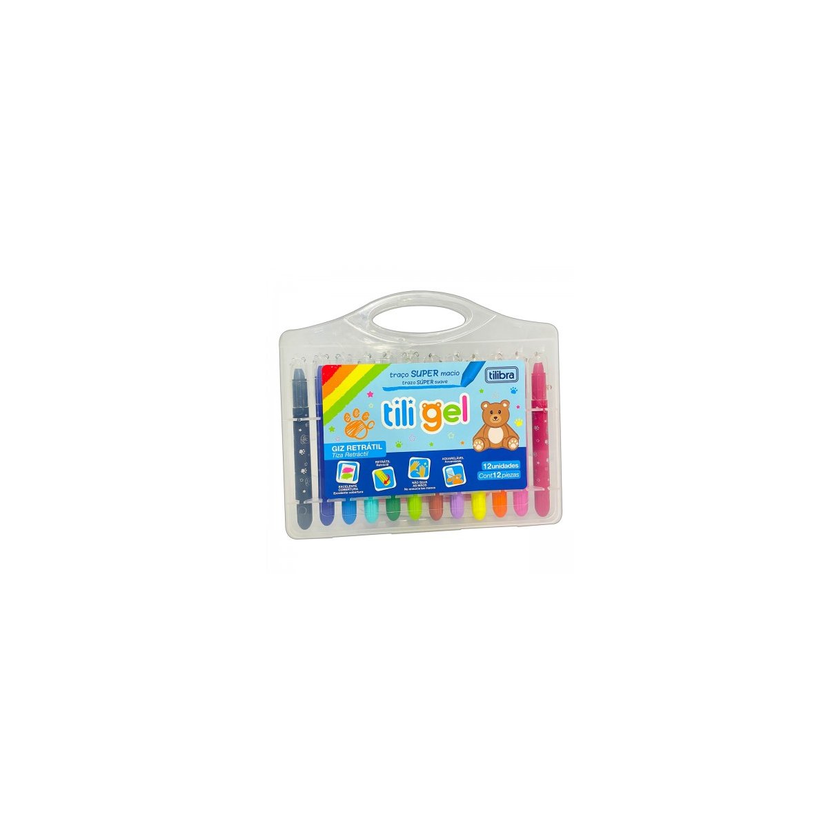 Plumones Tilibra Tili Gel 12 Colores