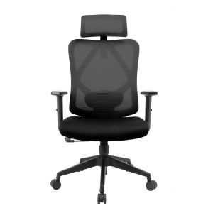 Silla Ejecutiva RedTop M18B con Brazo y Cabezal Negro
