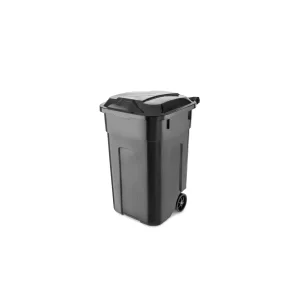 Basurero Megaforte con Ruedas 140 L Gris
