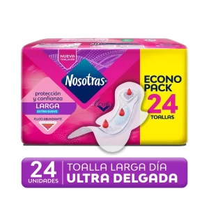 Toalla Larga Nosotras Extra Suave Día 24 Unidades