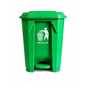 Papelero Macasi con Pedal 30 L Verde