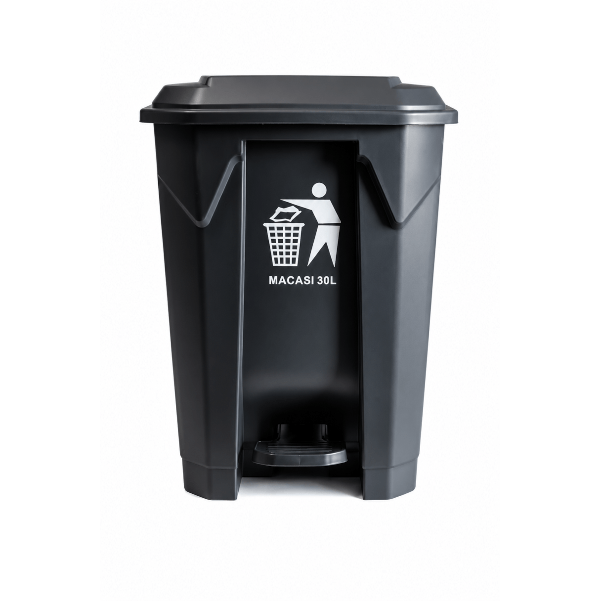 Papelero Macasi con Pedal 30 L Gris