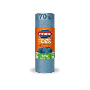 Bolsa de Aseo Virutex Power Flex Aroma Fresh Mediana 70X80 Cm10 Unidades