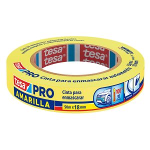 Cinta Masking Tesa Pro Amarilla 50 m x 30 mm