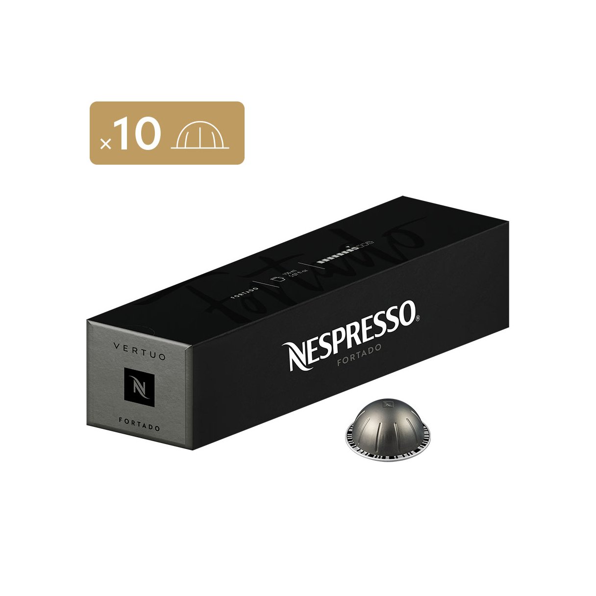 Cápsula Nespresso Vertuo Line Fortado 10 Unidades