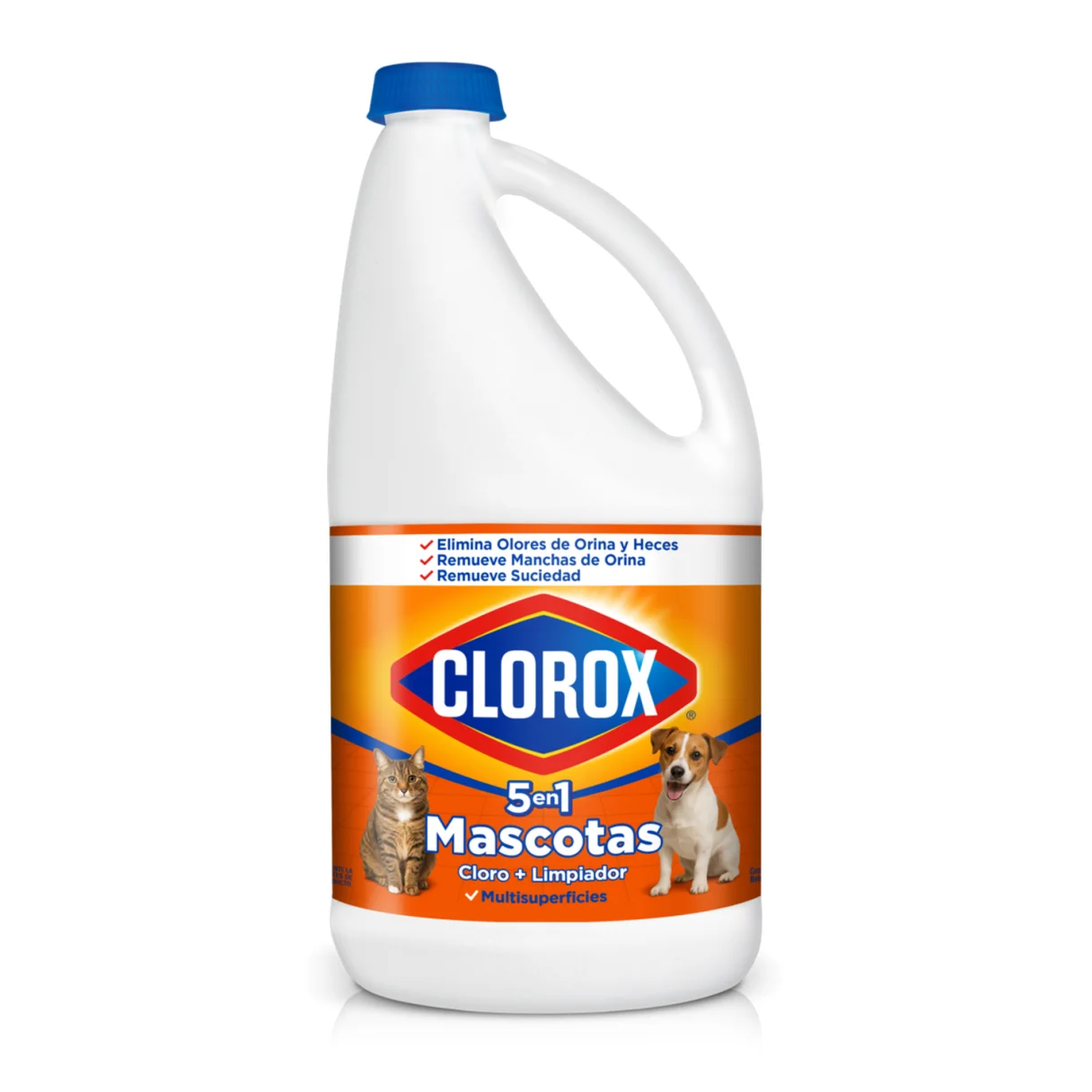 Cloro Clorox Mascotas 5 en 1 Multisuperficies 1.9 L