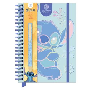 Libreta Ascott Stitch 16×21 cm + Bolígrafo