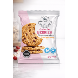 Galletón Ecovida Avena Berries 40 g