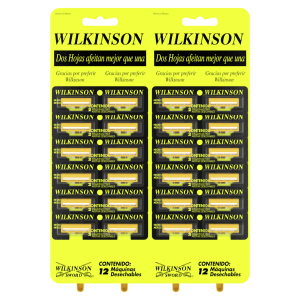 Máquina de Afeitar Wilkinson 2 Hojas Tira de 24 Unidades