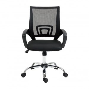 Silla Ejecutiva Redtop Con Brazo Fijo Negro