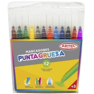 Marcador Artel Puntagruesa 12 Unidades
