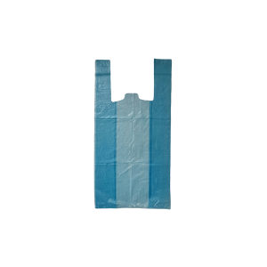 Bolsa Camiseta Superior 40X50 cm Azul Paquete de 500 Unidades