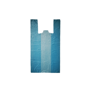 Bolsa Camiseta Superior 50×60 cm Azul Paquete de 500 Unidades