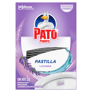 Pastilla WC Pato Purific con Gancho Lavanda 25 g